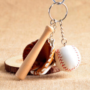 Baseball keychain
