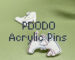 acrylic pins